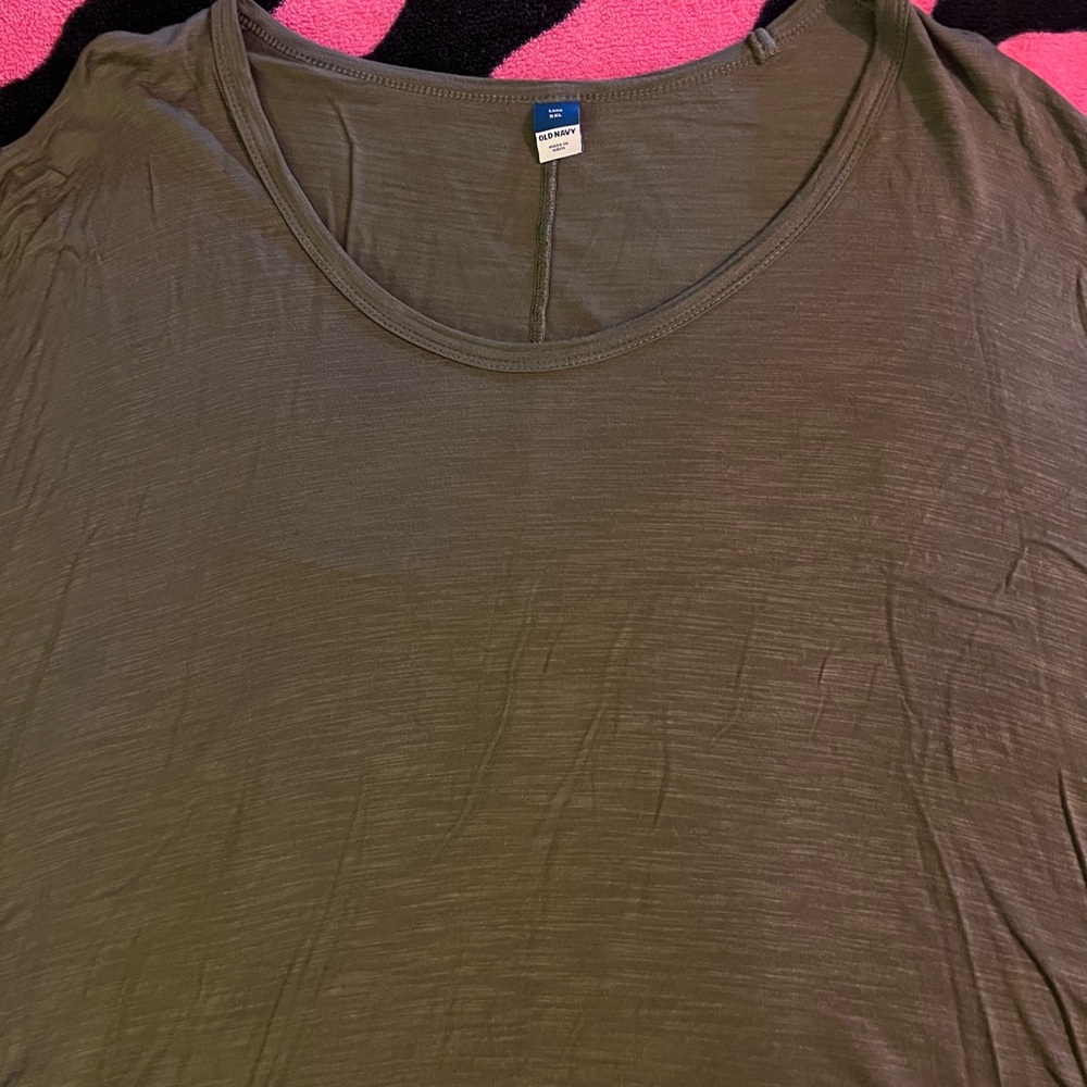 Old Navy Women’s Luxe Green Short Sleeve Tee 2XL